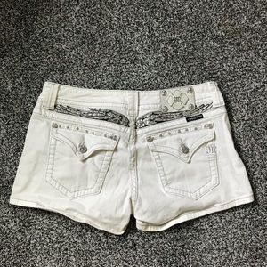Miss me white jean shorts size 32